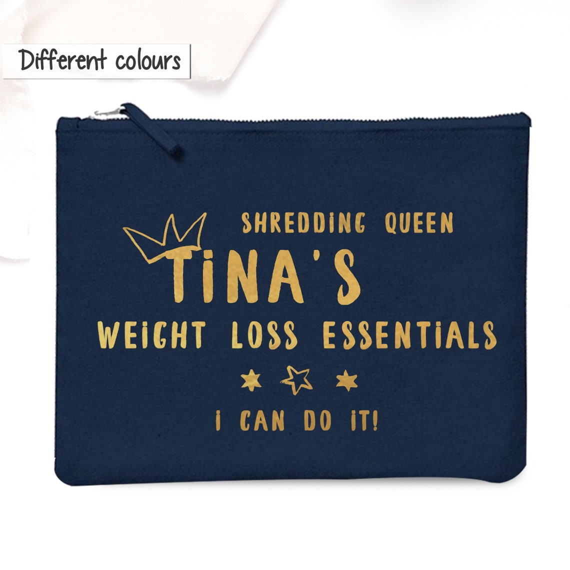 Weigh Day Bag Personalised Weight Loss Essentials Diet Etsy
