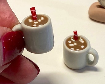 1:12 Hot Cocoa Candy Canes - 2 PC