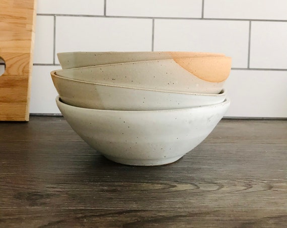 ceramic bowl- fruit bowl- popcorn bowl-multipurpose dish-kitchenware- bowls- White