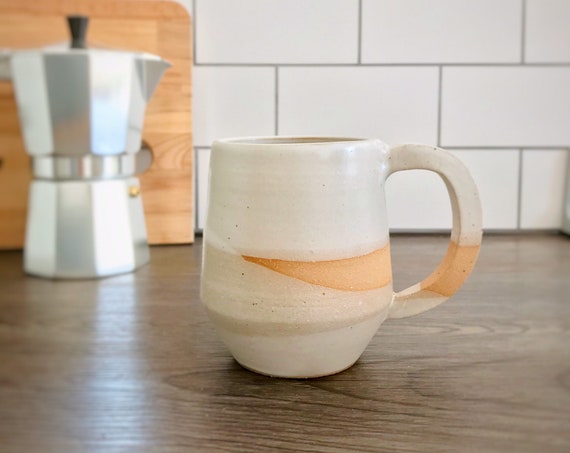 angular Coffee cup- coffee mug- handmade kitchen decor