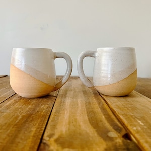 Round Bottom Mugs - Handmade Ceramic Kitchenware - Color Options