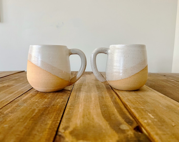 Round Bottom Mugs - Handmade Ceramic Kitchenware - Color Options