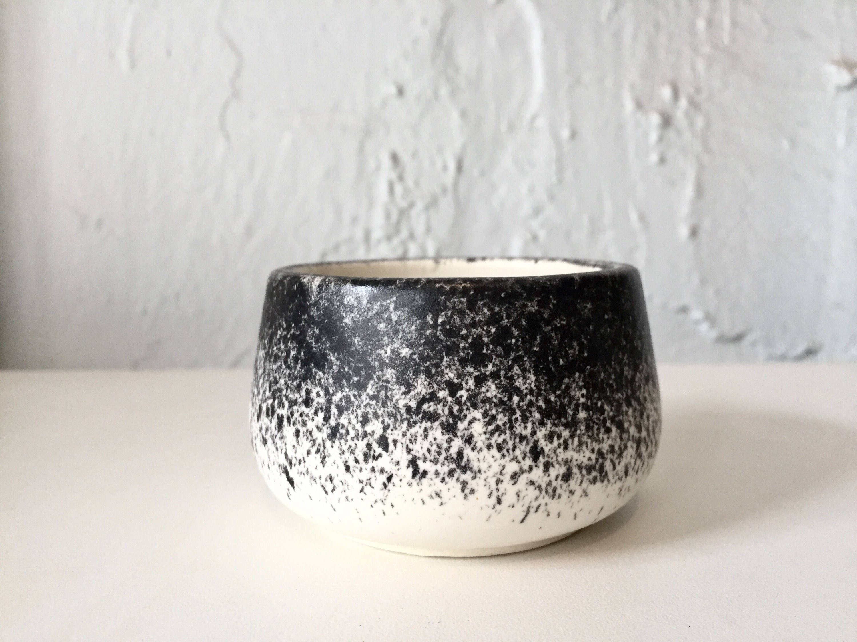 ceramic ramekin multipurpose dishkitchenware White and black set of