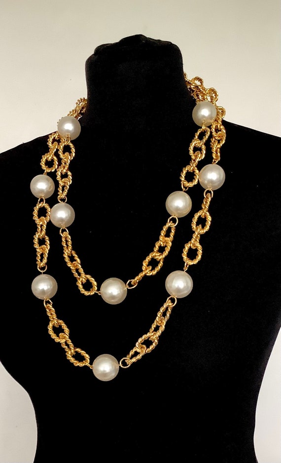 Multi-strand Pearl Choker, 14k Gold & Diamond Clasp Auction