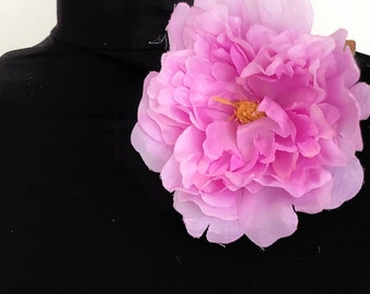 Big Lilac Flower Brooch Wedding Corsage Wedding Accessories