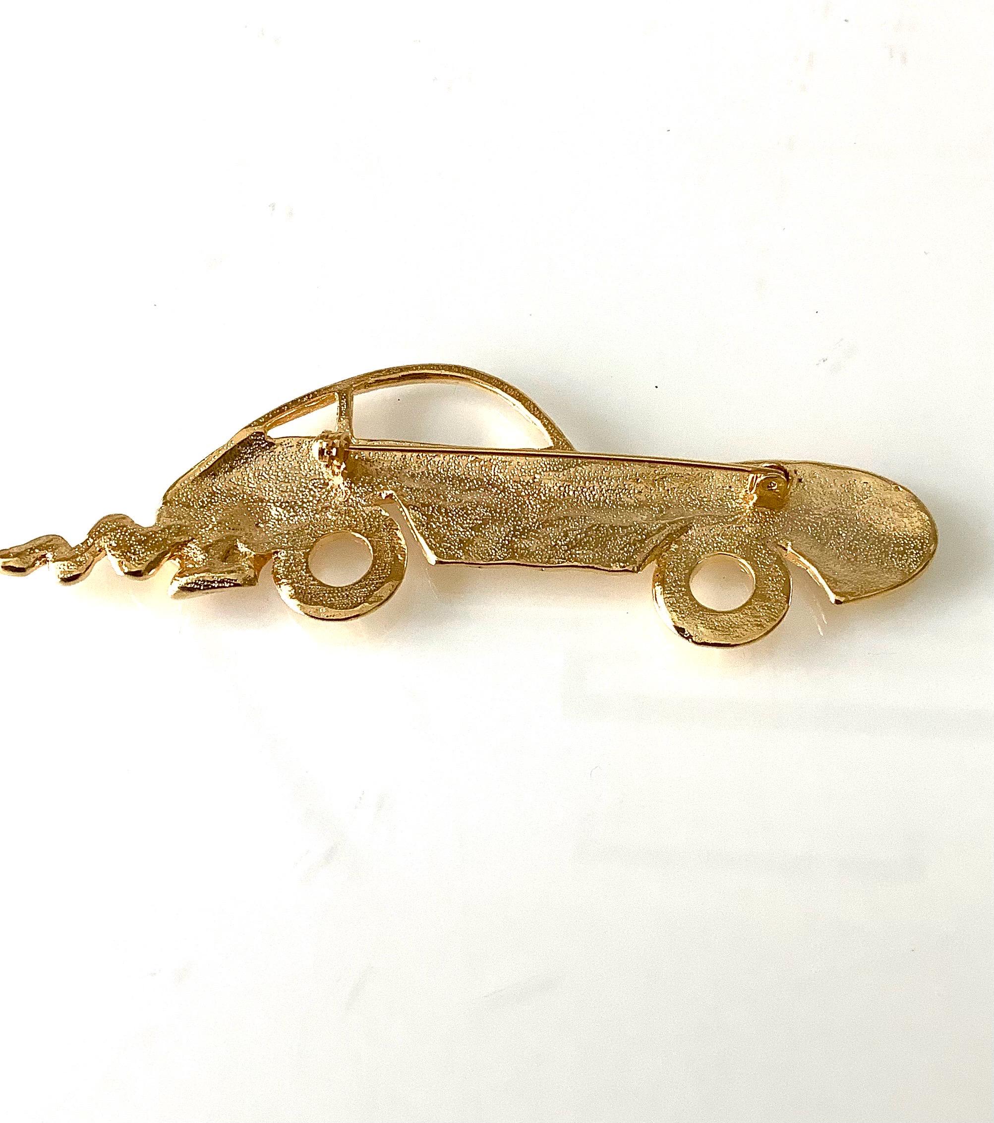 Broche Vintage Soviétique Voiture 1981 - Pièce De Collection Originale