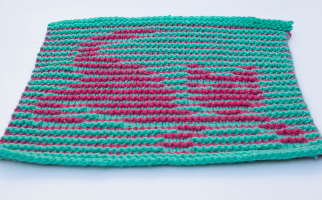 Illusion Knitting Pattern for Playful Kitty as Pdf Etsy