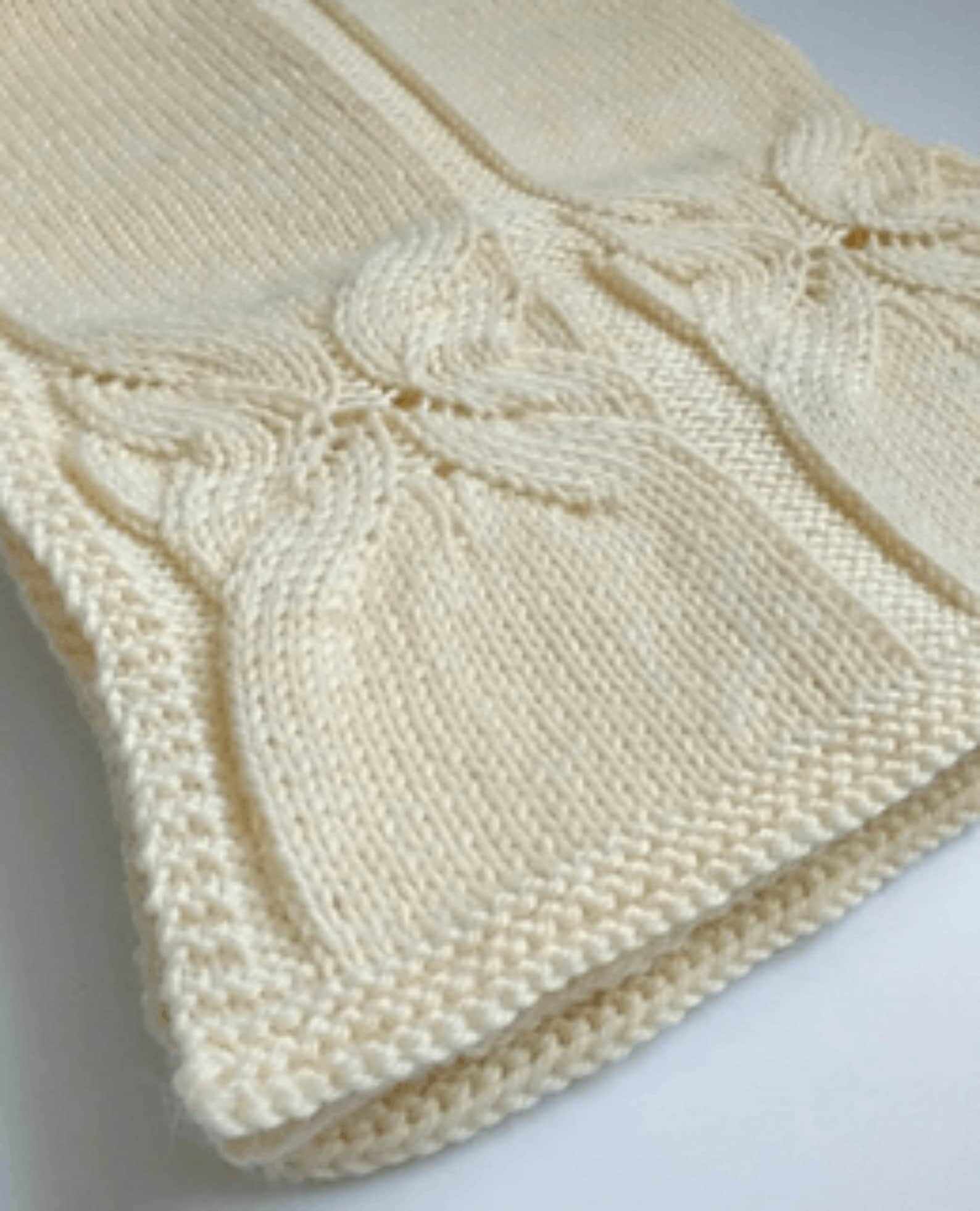 Knitting Pattern for Butterfly Baby Blanket - Etsy