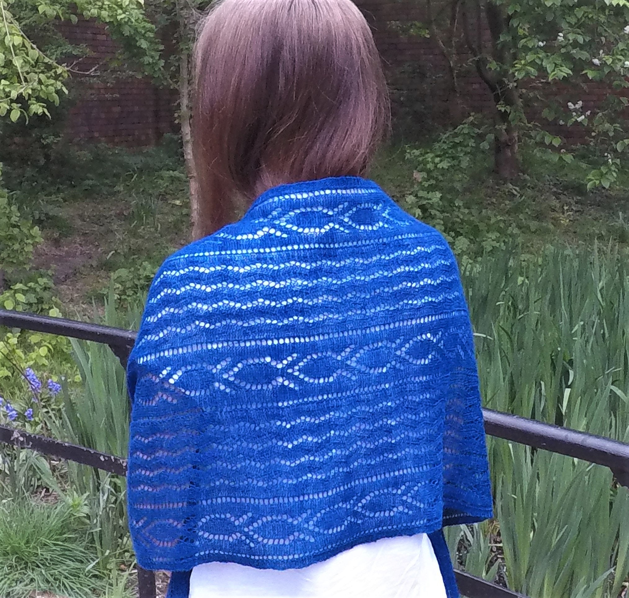 Knitting Pattern for the Mackerel Shawl Rectangular Wrap - Etsy