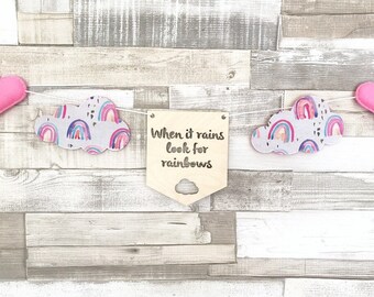 Rainbow quote | Etsy
