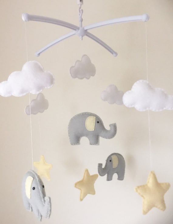 elephant baby mobile