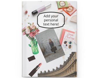 Jane Austen Hardcover Journal | Makeup Artist Notebook, Pioneer School Planner