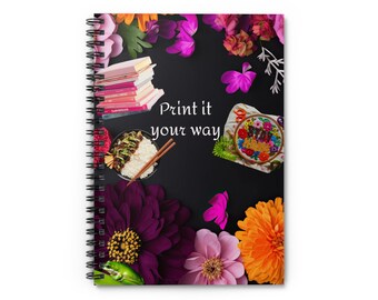 Floral Spiral Notebook | Ruled Journal for Notes, JW Pioneer Gift