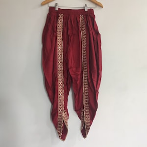 Dhoti pants for women. Designer bottoms tulip pants.