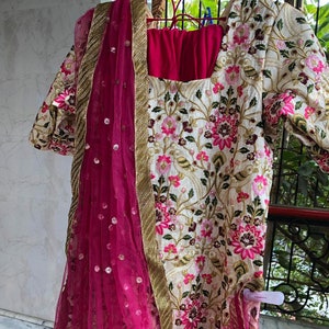 Indian Punjabi Salwar Suit Lehenga Designer Chudidar Suit Indian Salwar ...