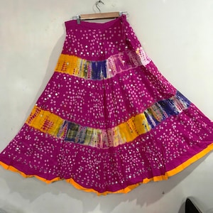 Pink Indian long skirt