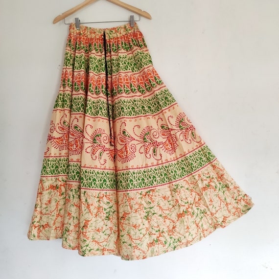 Jupe indienne Lehenga party porter Street style maxi jupe - Etsy France