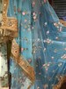 Blue net dupatta 