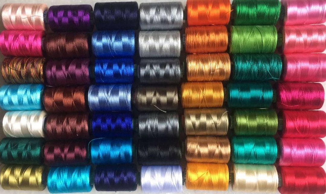 30 Silk Threads , Art Silk Tassel Making Silk Thread, Machine ...