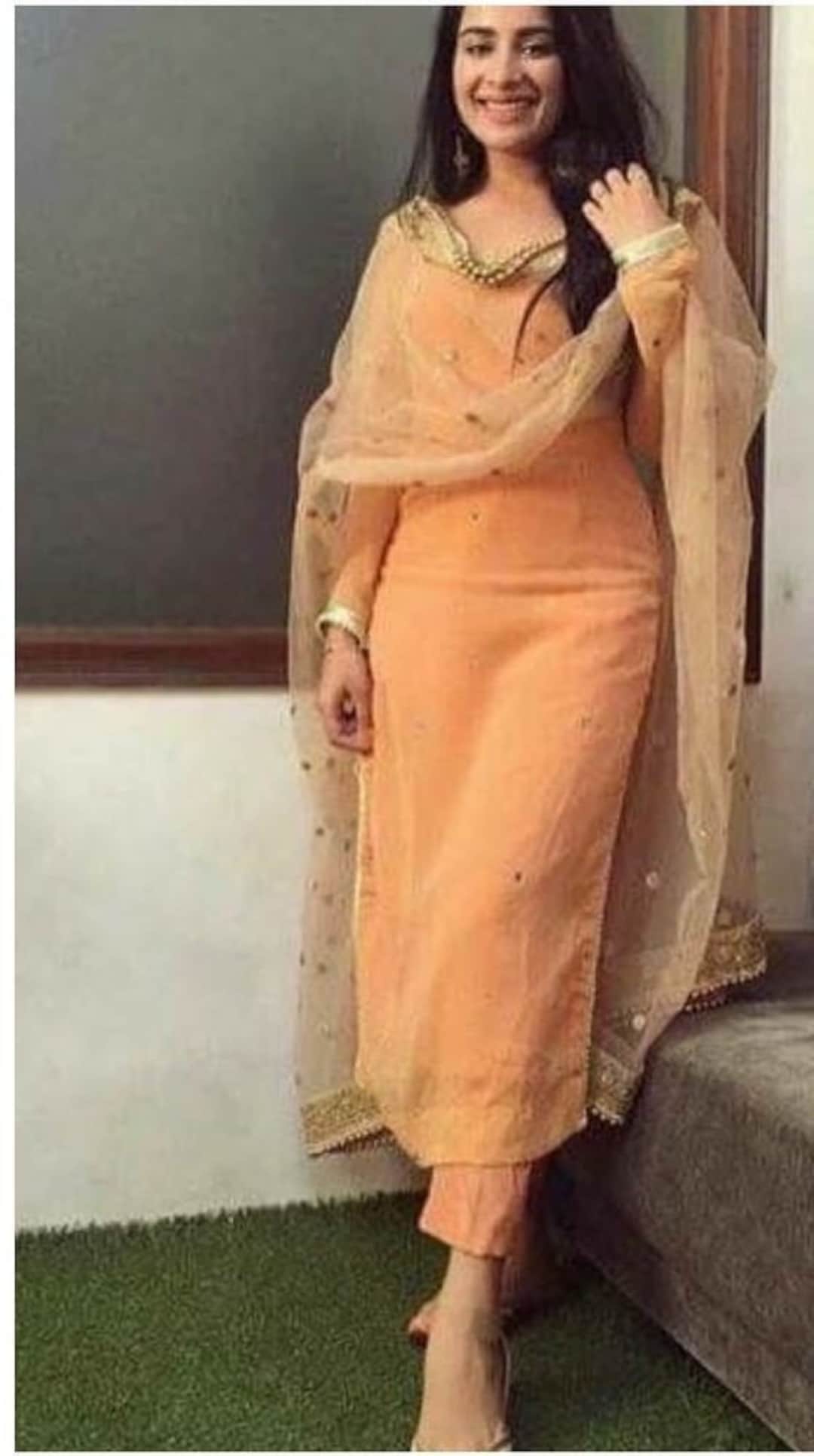 Buy Indian Punjabi Suit Designer Suit Indian Salwar Kameez Party Online in  India - Etsy