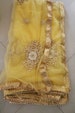 Yellow Bridal Indian Wedding Dupatta long net embroidered scarf Punjabi dress dupattas with zari embroidery festival chunni lehenga stole 