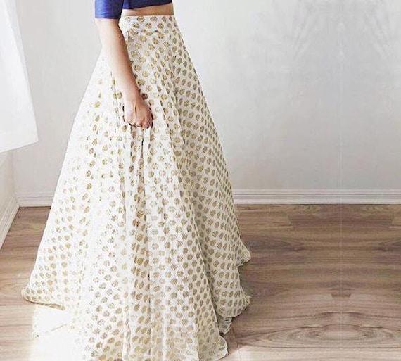 INDIAN TRADITIONAL DESIGNER Womens Long Skirt for Spring Summer Free  Shipping £16.15 - PicClick UK