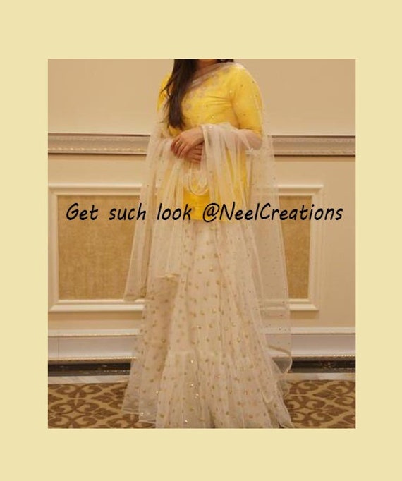 white net skirt outfit