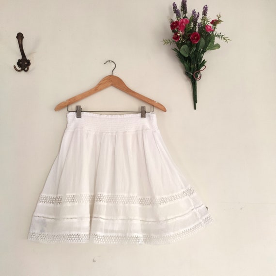 Short White Skirt. Soft Mini Skirt for Girls Etsy Canada