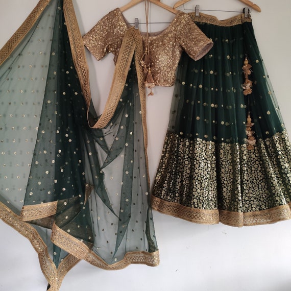 Art Silk Embroidery - Anarkali Salwar Kameez - Indian Dress - C1035A |  Fabricoz USA