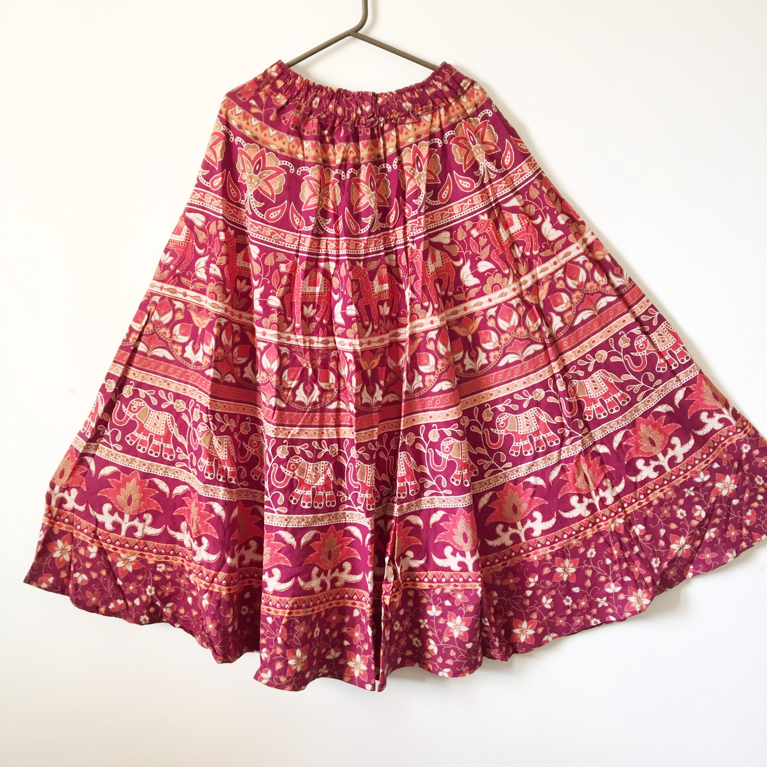 boho indian skirt