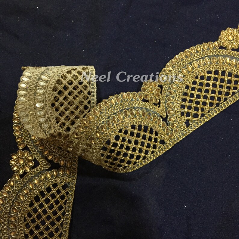 Saree Border Indian Trims Sari border Trim by yard Etsy