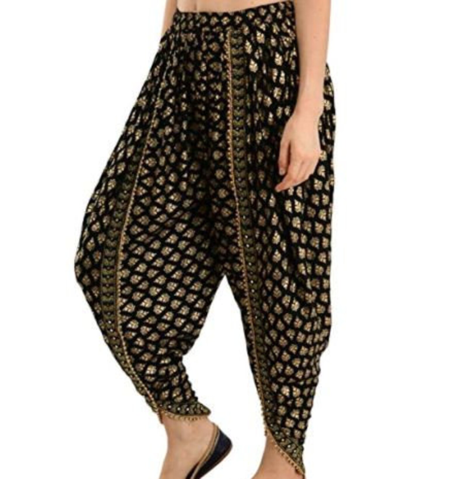 black dhoti pants for ladies
