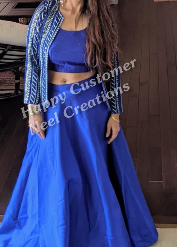 Indian Lehenga Choli Jacket Bridesmaid 