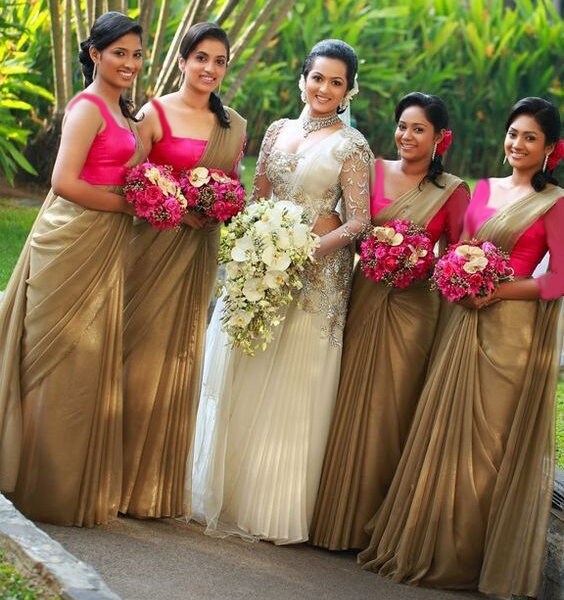 Bridesmaid Indian Women Dresses Bridesmaids Sari for Women - Etsy