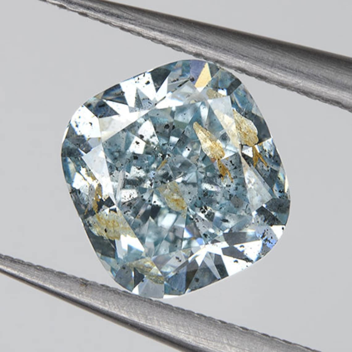 Natural Loose Blue Diamond EGL Certified Untreated Cushion Etsy