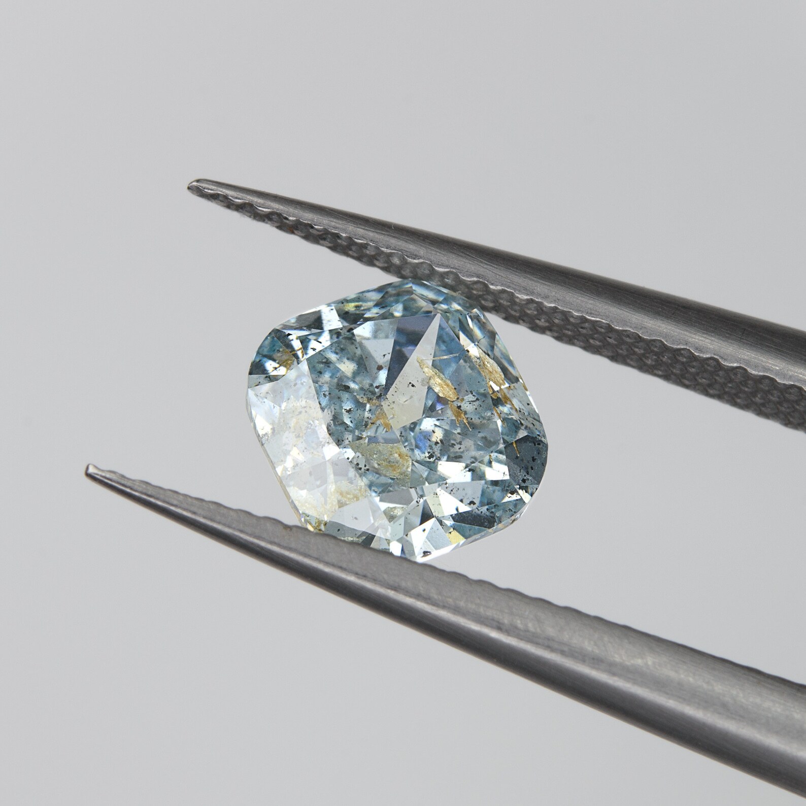 Natural Loose Blue Diamond EGL Certified Untreated Cushion Etsy