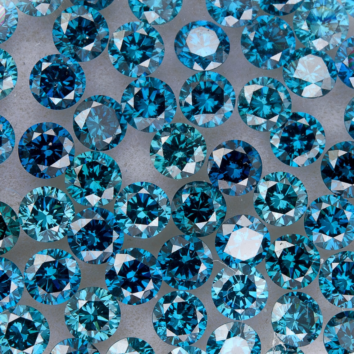 Loose Natural Blue Diamonds 1 Ct.Size 1.62.6mmVSSI Round Etsy