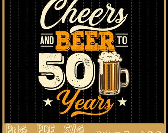 Download 50th Birthday Koozie Etsy