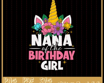 Download Nana Of Birthday Svg Etsy