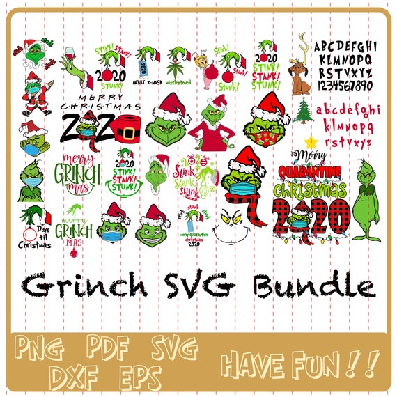 Download Grinch Bundle Svg Grinch Svg Christmas Quarantine 2020 Svg Etsy