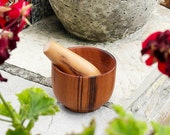 Wood Mortar Pestle, Hand Carved Mortar Pestle, Spice Grinder, Native American Woodworking, Indigenous Made Biulu Artisan Boutique