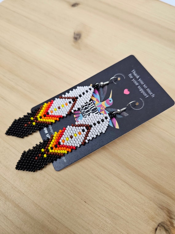 Boucles D'oreilles Clous - Style Amérindien Plumes, Plaqué Or - Générique, Neuves Avec étiquettes
