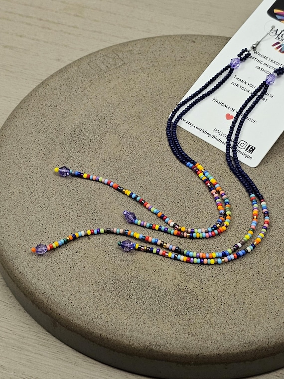 8 inches long, Minimalist Long Dangle Earrings, Long Strand Boho Earrings, Boho Earrings, Shoulder Duster Earrings | Biulu Artisan Boutique