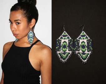 Aretes Huichol