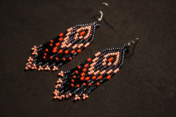 Etsy native american beaded earrings deals