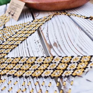 Halsband, Silver, Guld, Pärlhalsband, Indianska smycken, Boho halsband, Boho smycken, Ursprungsbetonade smycken, Etsy handgjort