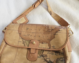 Alviero Martini 1A Classe Geo Collection Italian Cross Body Designer Bag