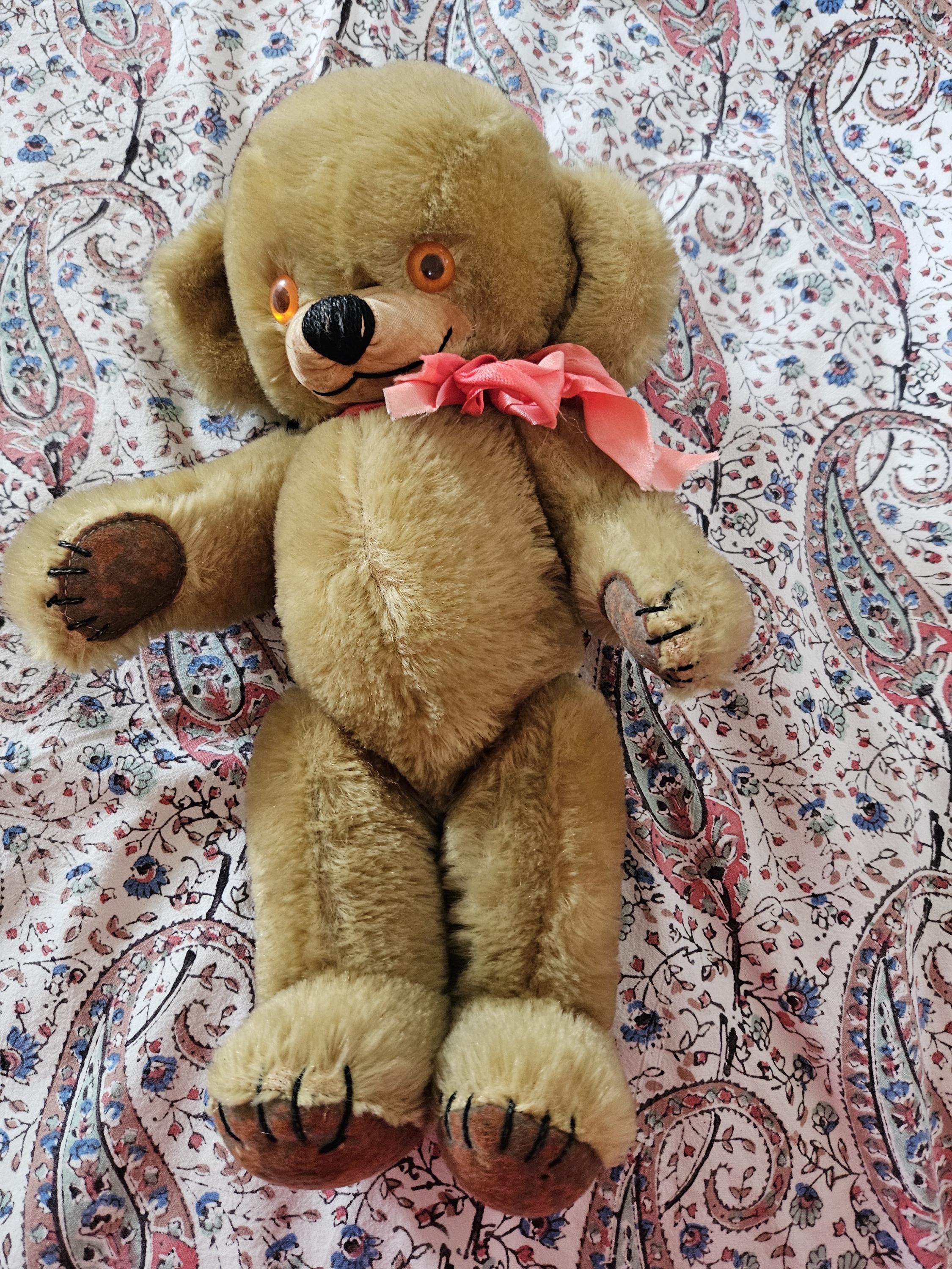 Merrythought Cheeky Bear, Genuine Vintage Teddy, Very Good Condition, Bells in Ears - Etsy Merrythought Cheeky Bear, Genuine Vintage Teddy, Very Good Condition, Bells in Ears - Etsy