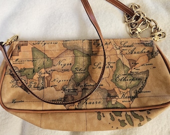 Alviero Martini 1A Classe Geo Collection Italian Small Shoulder or Cross Body Designer Bag