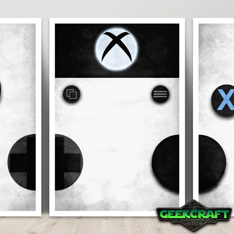 Xbox Art Xbox One Print Set | Etsy